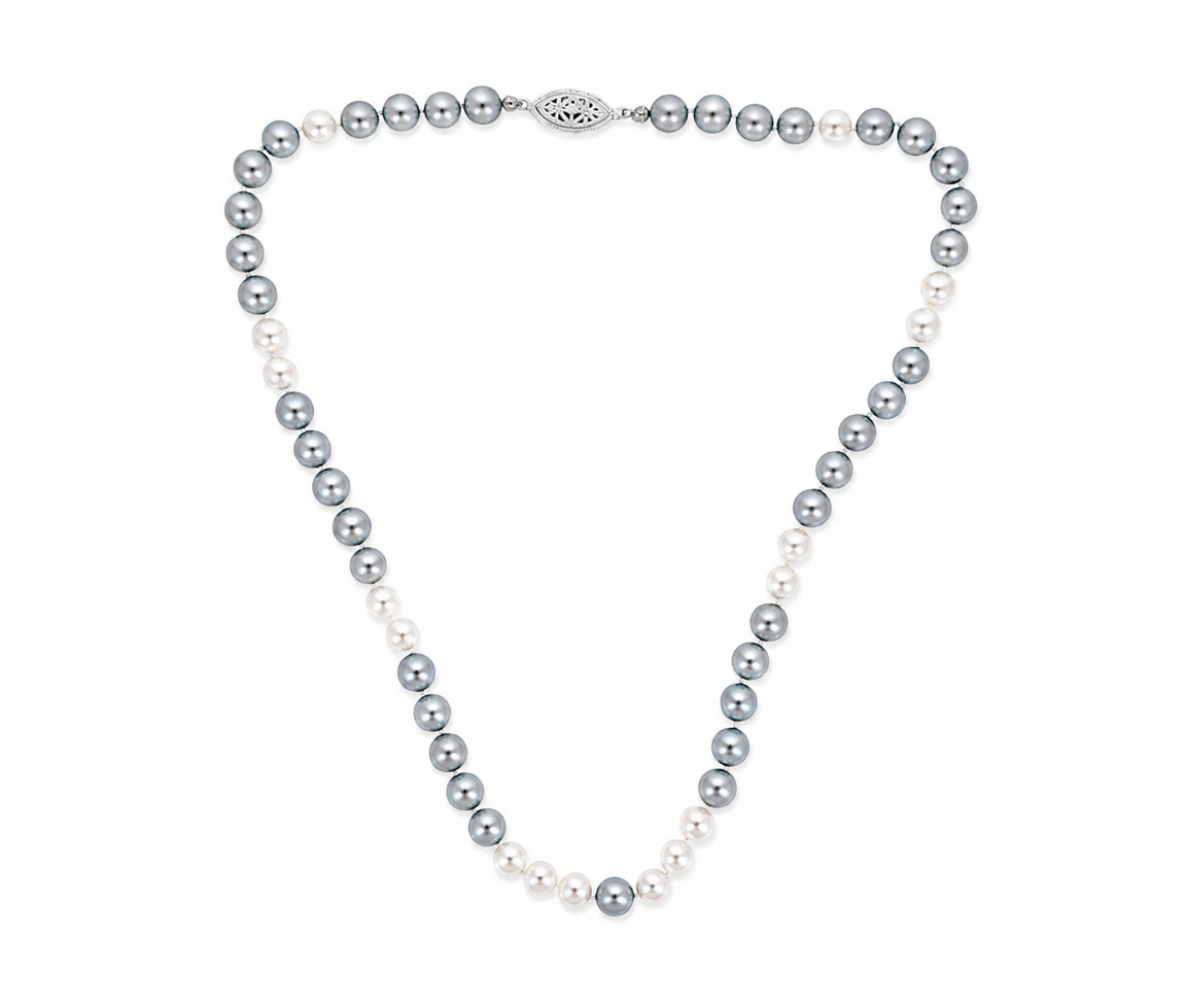 COLLIER PERLES D'EAU DOUCE - SJ COL23/5 - BIJOUTERIE SUISSE INC.