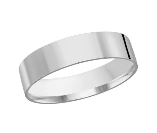 JOND PLAT UNI EN OR CONFORT FIT 5MM DE LARGEUR - ML J213/5W310 - MALO 