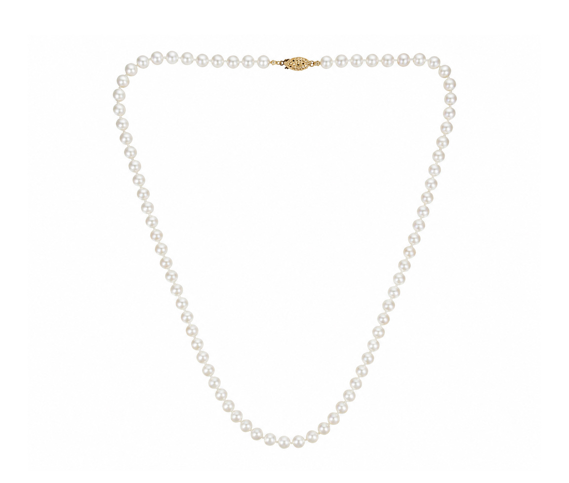 COLLIER OU BRACELET DE PERLE D'EAU DOUCE - SJ 243A555GP18 - BIJOUTERIE SUISSE INC.
