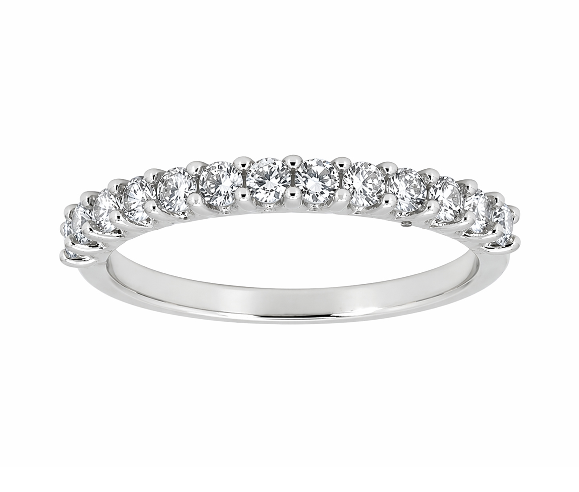 JONC SEMI-ÉTERNITÉ EN OR - S JDSETER01W - BIJOUX D'IMPORTATION