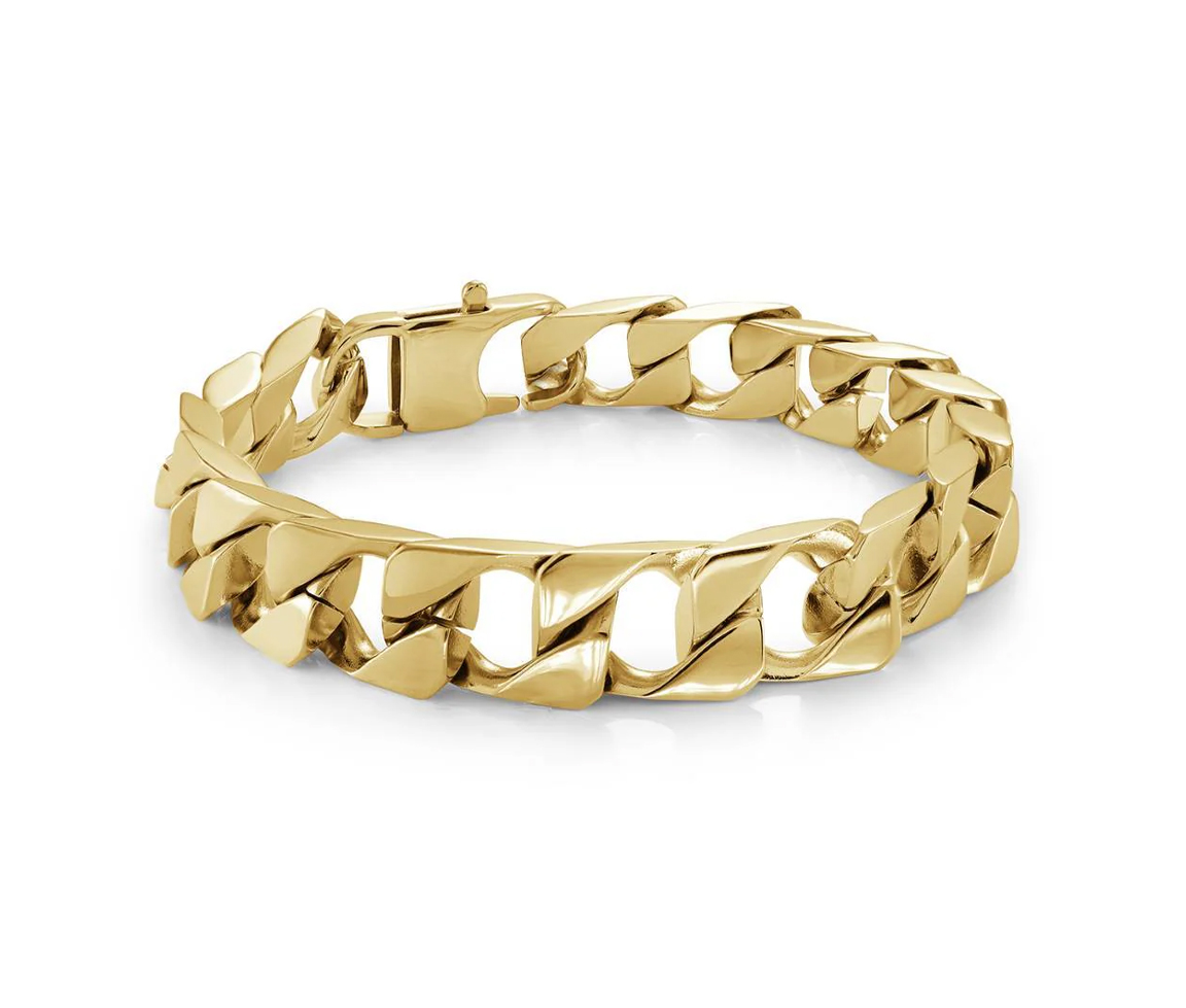 BRACELET À MAILLE GOURMETTE - IG SMB767GO8.5 - ITALGEM