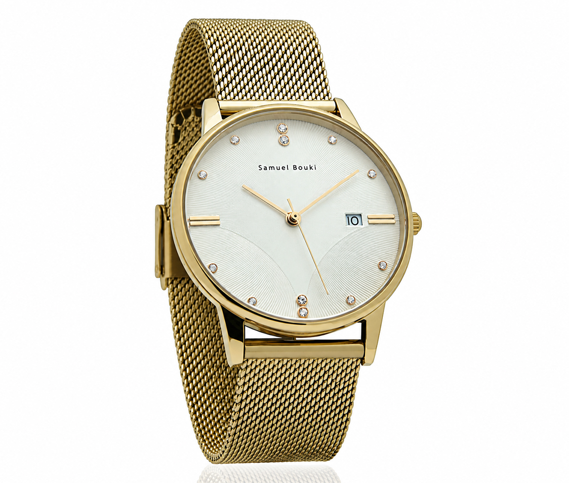 MONTRE POUR HOMME SAMUEL BOUKI EN ACIER À COULEURS VARIÉES - DI 68189MG - SAMUEL BOUKI