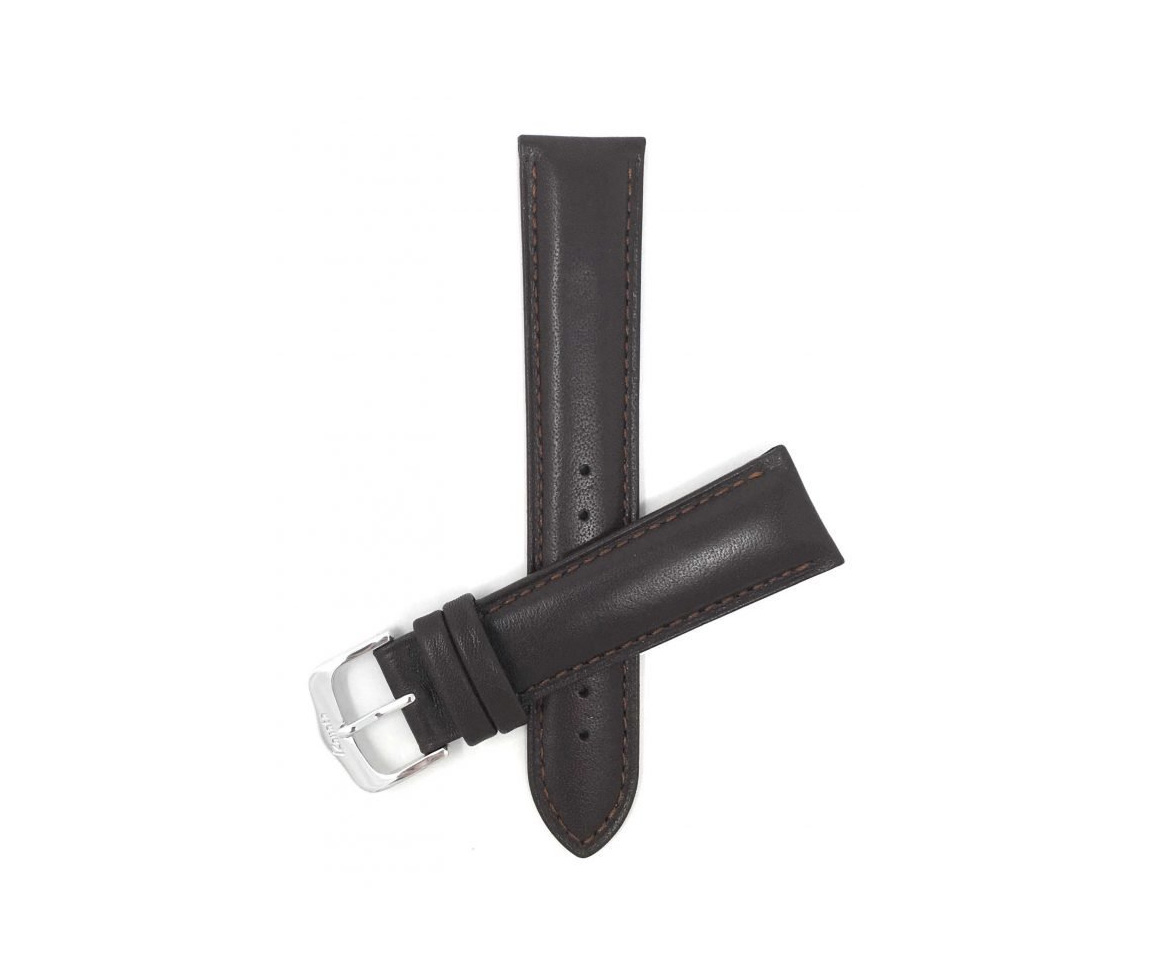 BRACELET DE MONTRE EN CUIR NOIR OU BRUN