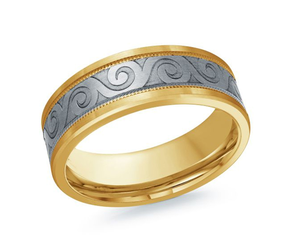 JONC EN OR 14K ET TANTALE - ML MRDTN16Y - MALO 