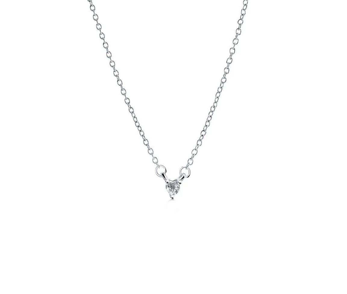 COLLIER COEUR CUBIQUE - IG SWN135 - MINI-VÉLORIA