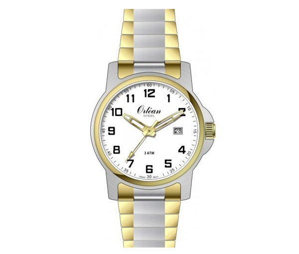 MONTRE POUR HOMME ORLEAN EN ACIER 2 TONS - BA ME3174 - ORLEAN