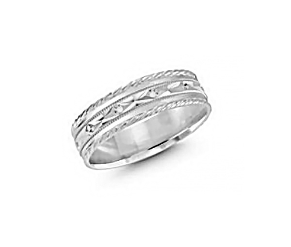 JONC EN OR CONFORT FIT TAILLÉ DIAMANT AU CENTRE - ML JM359/6W - MALO 