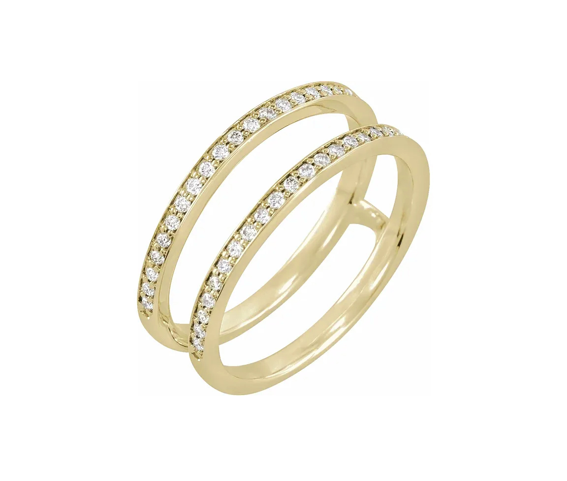 JACKET EN OR 14K SERTI DE DIAMANTS - ST 122245YN - BIJOUX IMPORTATION