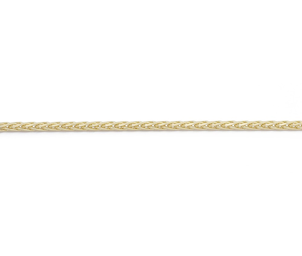 CHAINE EN OR 10K À MAILLE BLÉ - SY ORO6Y - BIJOUX D'IMPORTATION