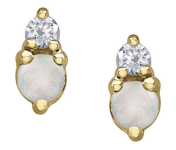 BOUCLES EN OR SERTIES DE DIAMANTS ET DE PIERRES DE NAISSANCES VARIÉES - CR DX951YOP - BIJOUX CANADIEN