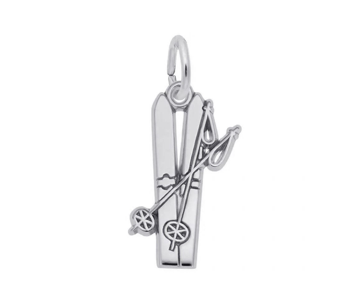 PENDENTIF PAIRE DE SKIS EN ARGENT OU EN OR - NU 0709/14W - NUCO/REMBRANDT 