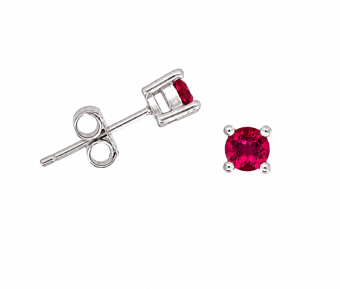 BOUCLES AVEC PIERRES DE NAISSANCE VARIÉES - SC STUNA07 - BIJOUX D'IMPORTATION