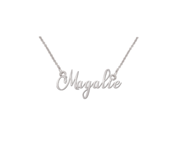 COLLIER ARG PERSONNALISE JULIETTE - PG 60495ARG - PERSONALIZED GEM