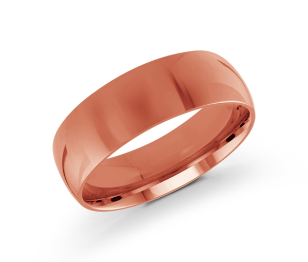 JONC DÔME UNI EN OR CONFORT FIT 7MM DE LARGEUR 2MM D'ÉPAISSEUR - ML J200/7P7 - MALO 