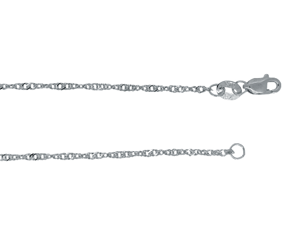 CHAINE SINGAPOUR EN OR - MB SING025W20 - BIJOUX D'IMPORTATION