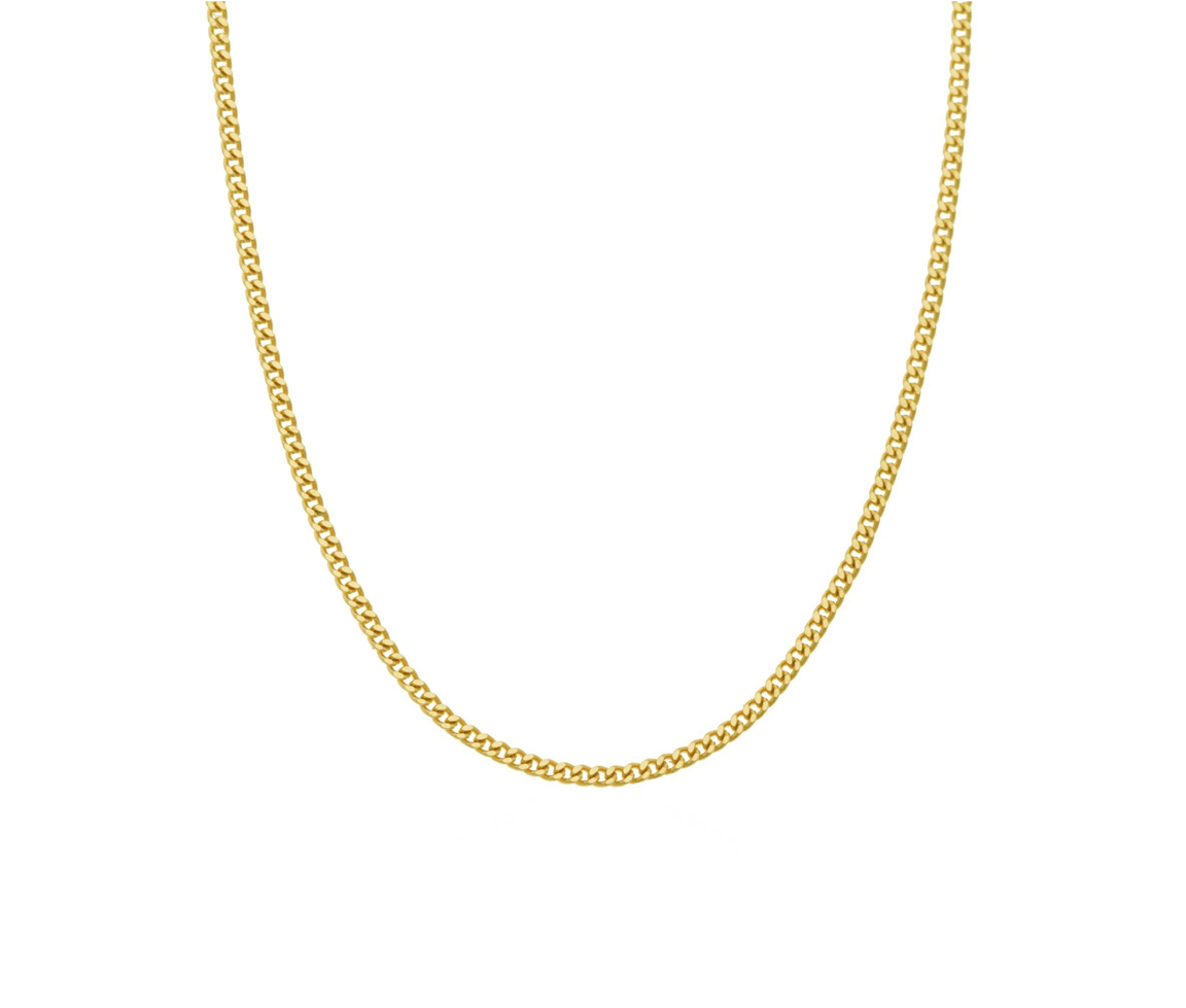 CHAINE EN OR JAUNE À MAILLE GOURMETTE - S 20FY20 - BIJOUX D'IMPORTATION