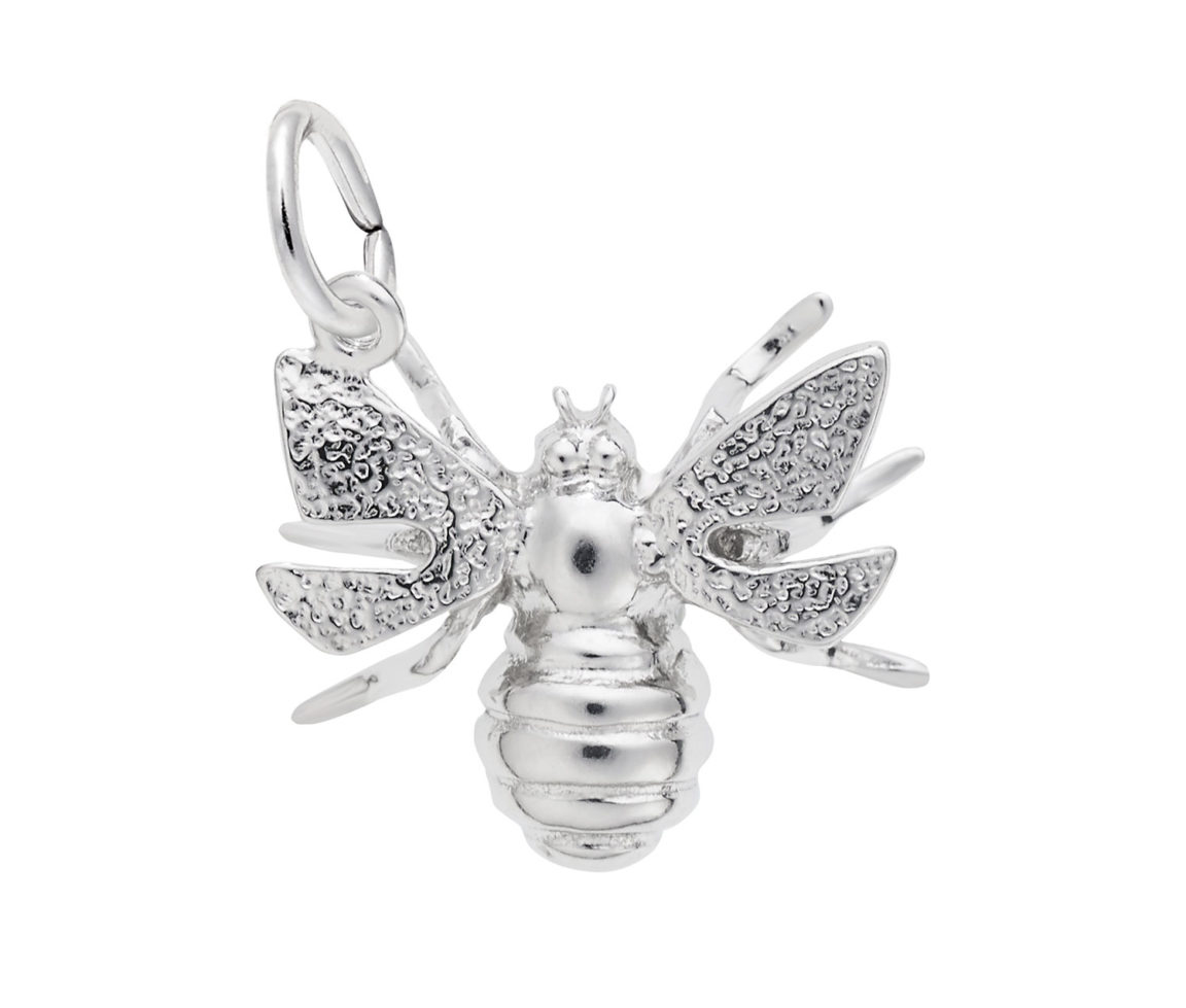 PENDENTIF ABEILLE 3D EN OR OU EN ARGENT - NU 1499ARG - NUCO/REMBRANDT 