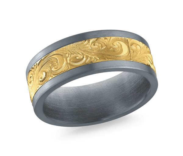 JONC EN TANTALE ET OR 14K - ML MRDTC37Y - MALO 