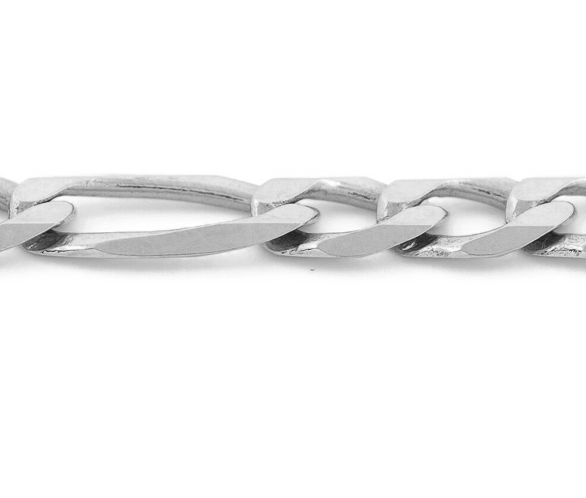 CHAINE EN OR 10K À MAILLE FIGARO - SY ORO22W - BIJOUX D'IMPORTATION