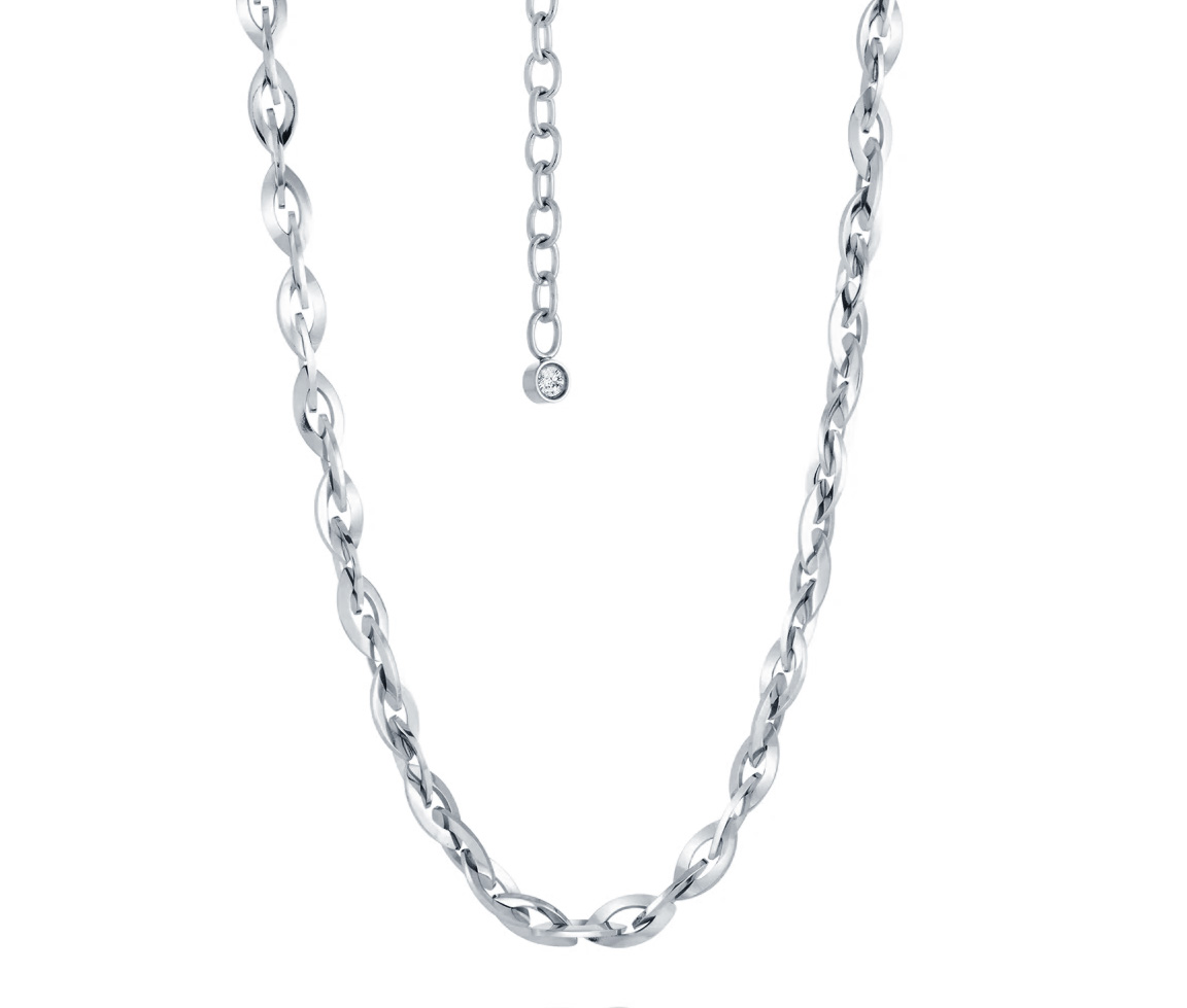 CHAINE EN ACIER MAILLE ROLO OVALE - IG SWN58 - VELORIA