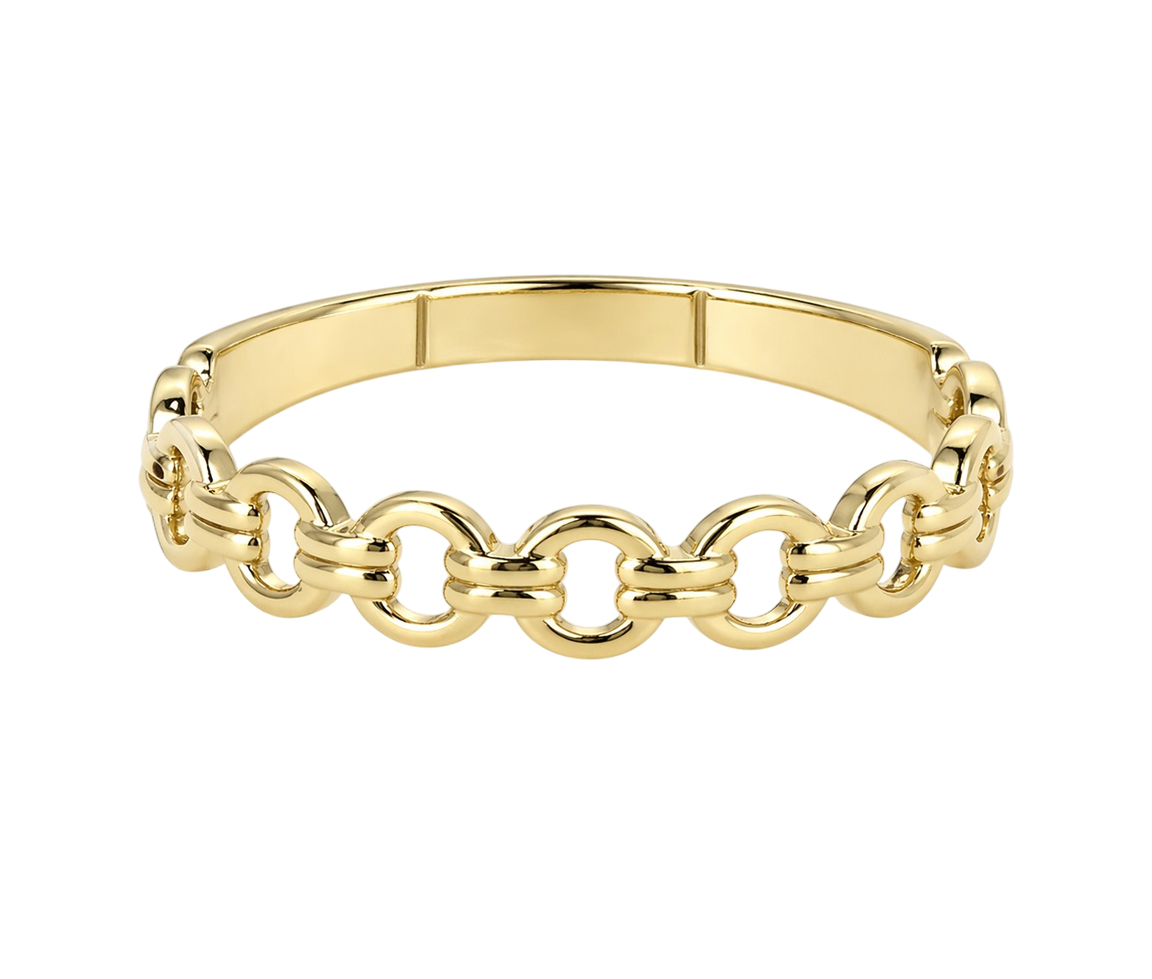 JONC À CERCLES AJOURÉS EN OR - S JD03 - BIJOUX D'IMPORTATION