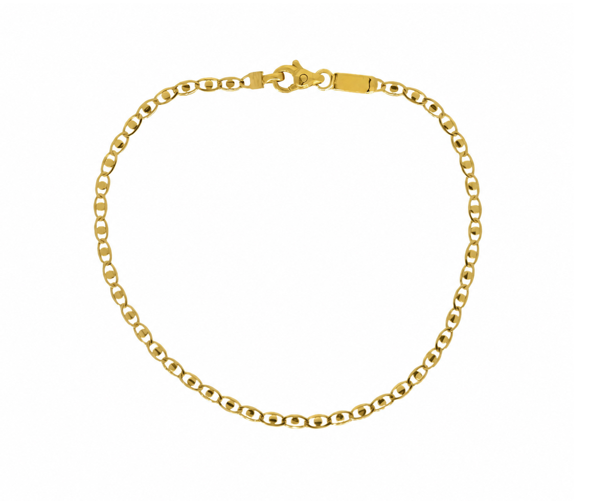 BRACELET MAILLE MARINE - MB MAR040Y07 - BIJOUX D'IMPORTATION