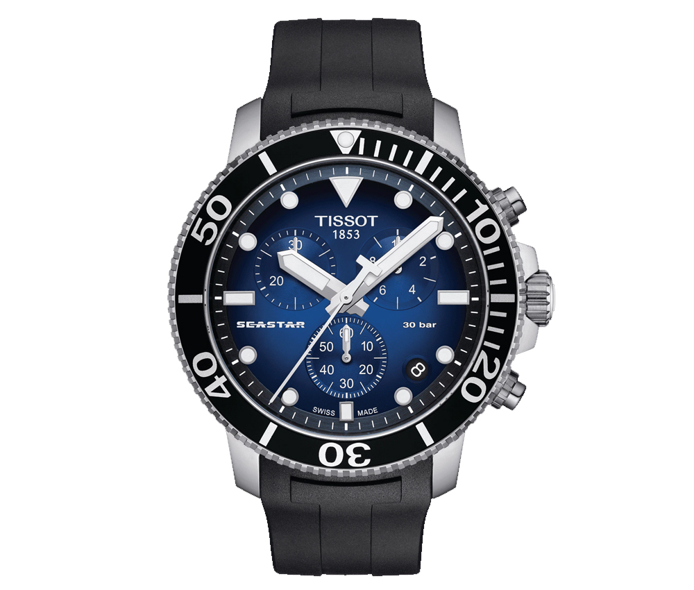 MONTRE TISSOT SEASTAR 1000 45.5MM - T1204171704100 - TISSOT
