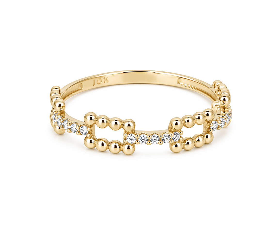 JONC CHAINETTE EN OR - S JD10 - BIJOUX D'IMPORTATION