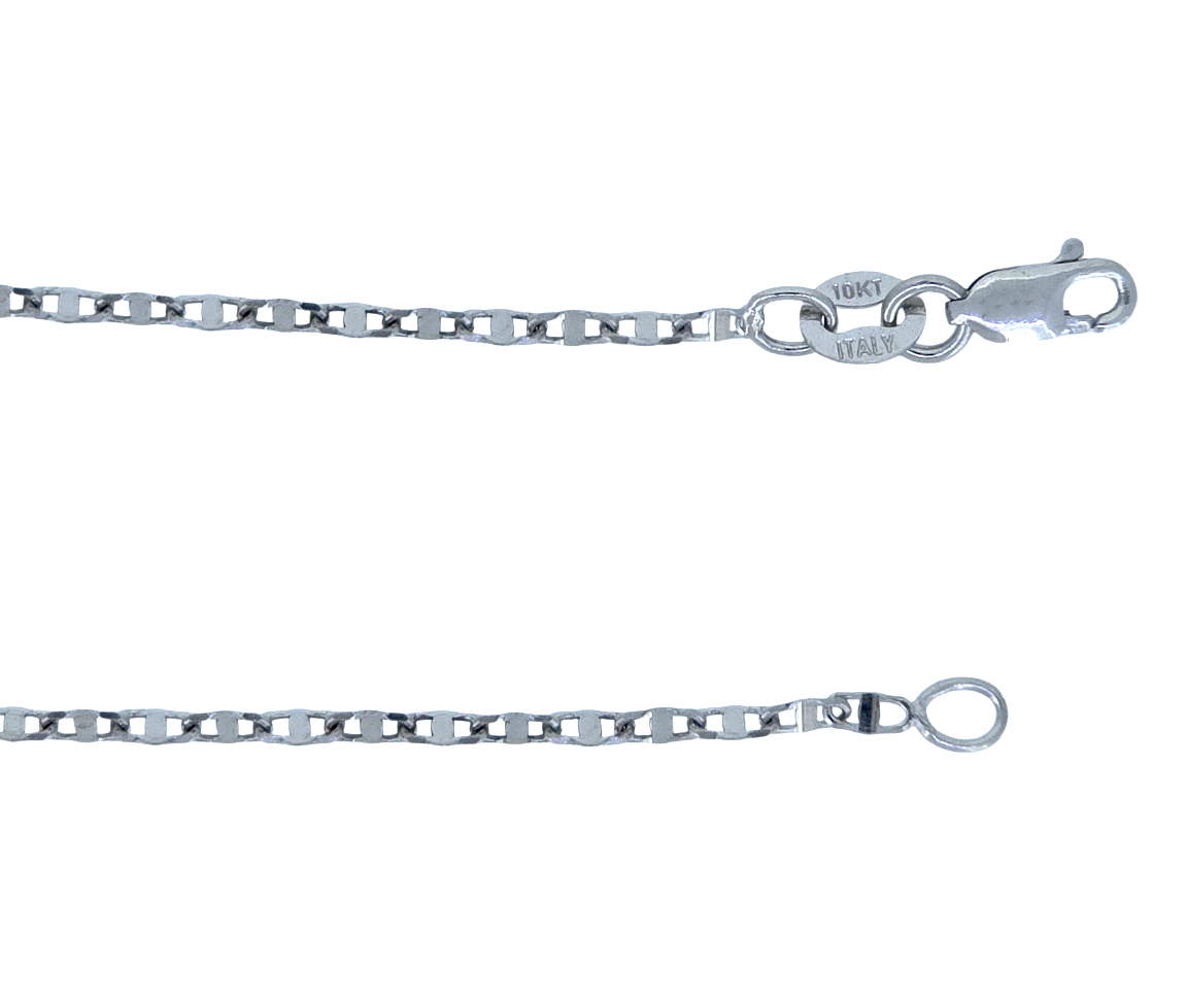 CHAINE À MAILLE PLAQUE/MARINE - MB PLMA1W18 - BIJOUX D'IMPORTATION