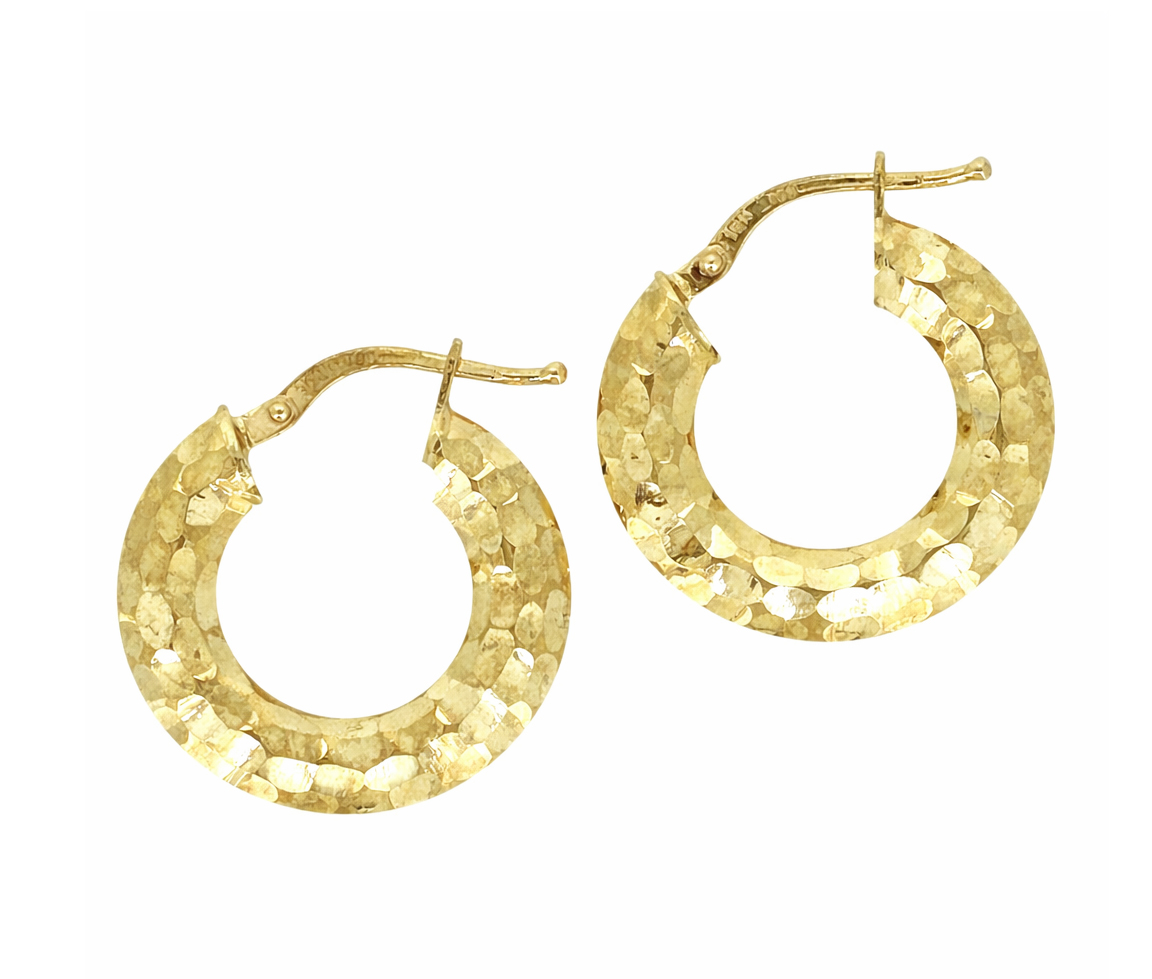 ANNEAUX EN OR - S ANN04 - BIJOUX D'IMPORTATION
