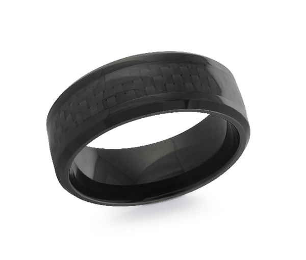 JONC EN COBALT/PVD NOIR CONFORT FIT - ML CB51510 - MALO 