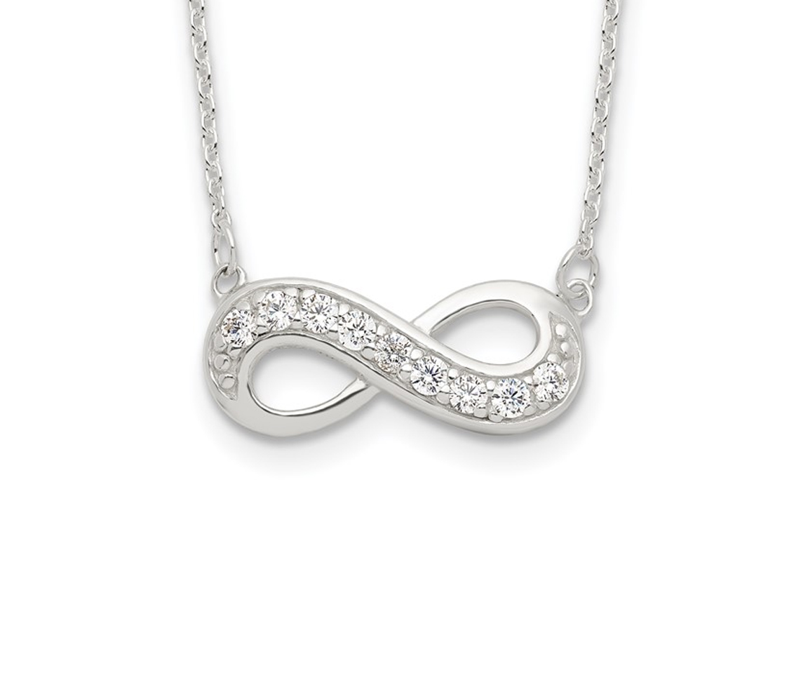 COLLIER INFINI AVEC CZ - QG QG3932 - IMPORTATION