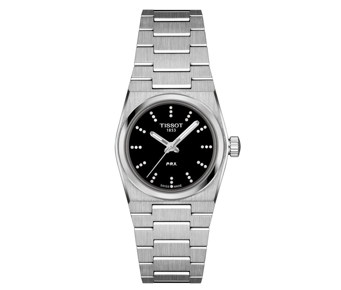 MONTRE TISSOT PRX 25MM SERTIE DE DIAMANTS - T1370101105600 - TISSOT