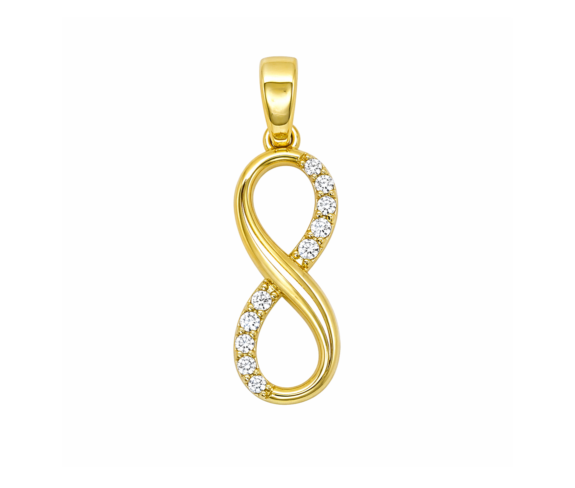 PENDENTIF INFINI EN OR - S INFINI01 - BIJOUX D'IMPORTATION