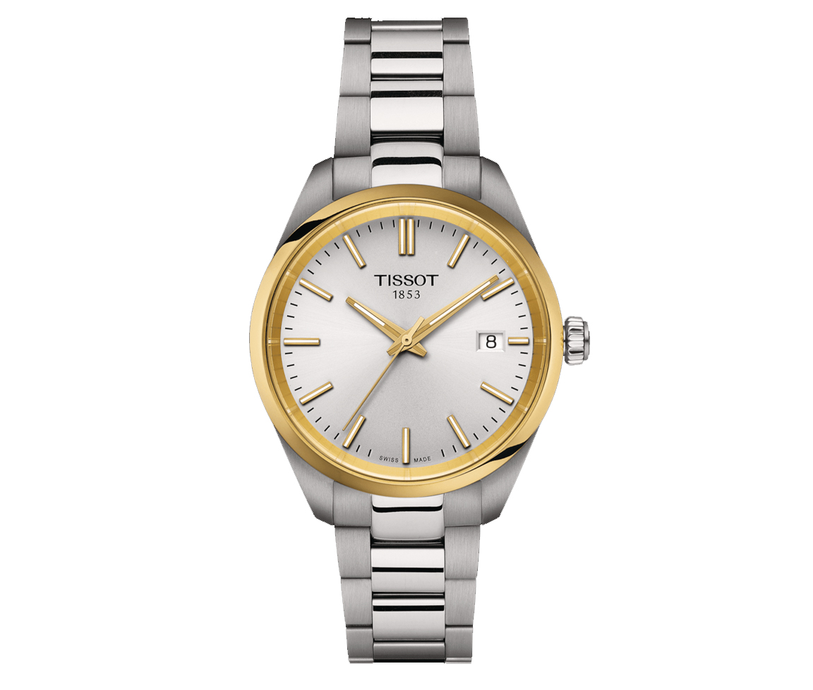 MONTRE TISSOT UNISEXE EN ACIER/PVD OR PR 100 34MM - T1502102103100 - TISSOT