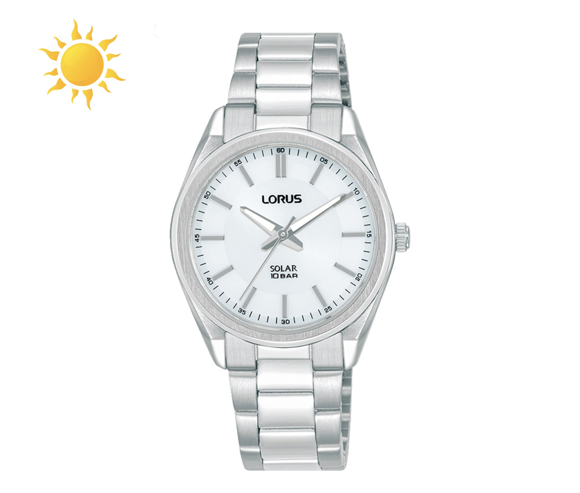 MONTRE POUR DAME LORUS SOLAIRE EN ACIER - SA RY513AX9 - LORUS