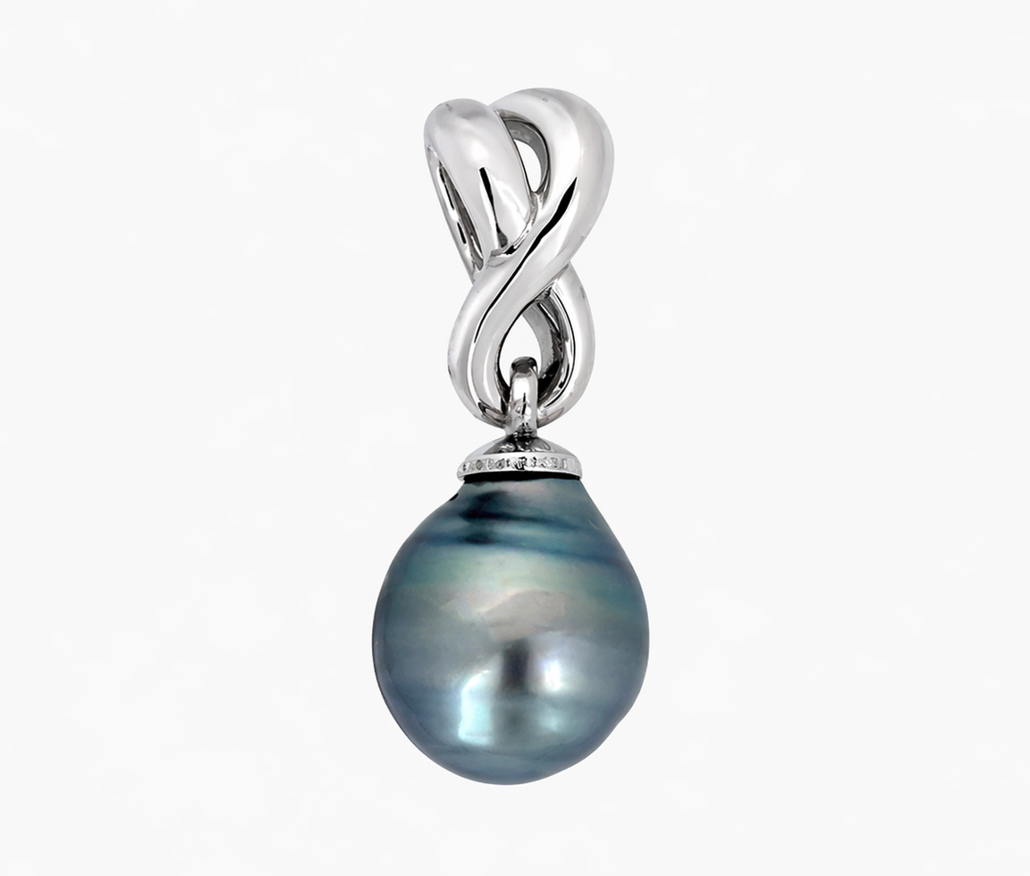 PENDENTIF PERLE DE TAHITI ET EN OR - ST 82468 - BIJOUX IMPORTATION