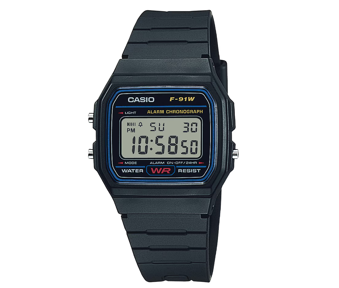 CASIO CLASIQUE 39.5MM - H F91W-1 - CASIO