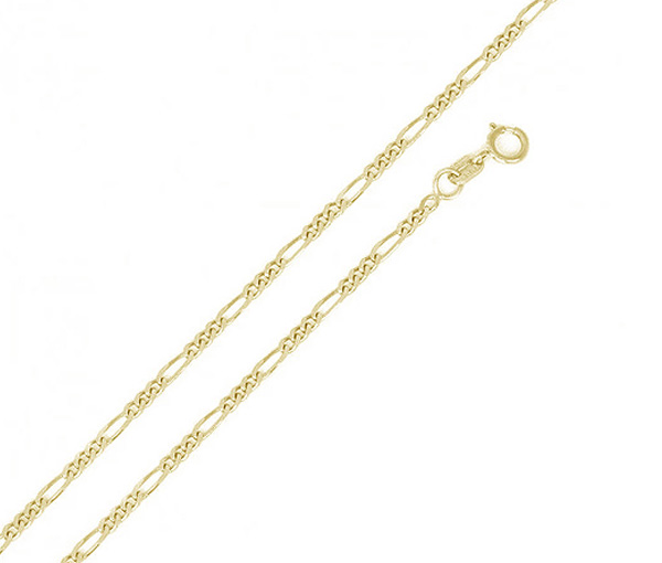 CHAINE FIGARO EN OR - MB FIG14MMY18 - BIJOUX D'IMPORTATION