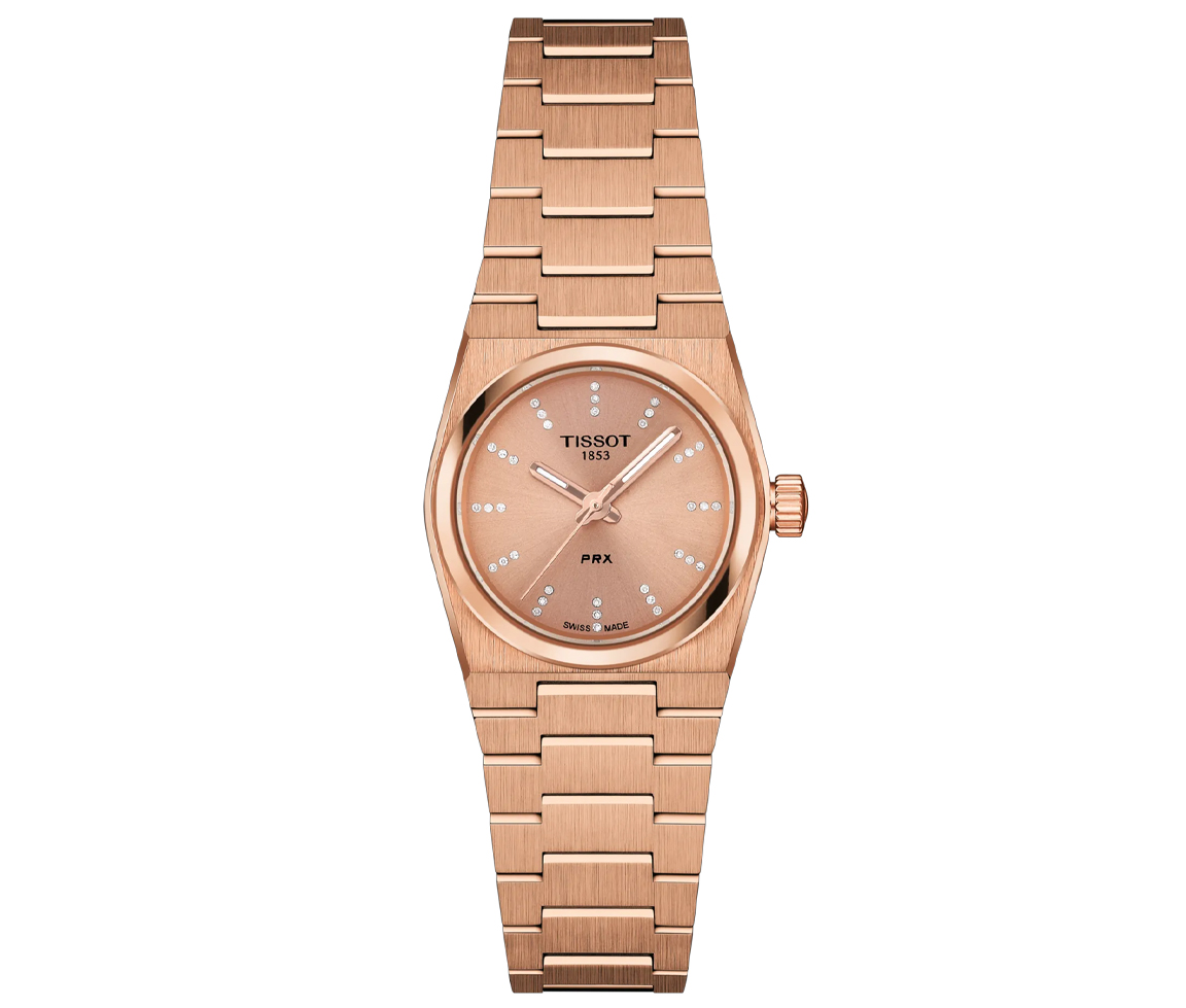 MONTRE TISSOT PRX 25MM SERTIE DE DIAMANTS - T1370103350600 - TISSOT