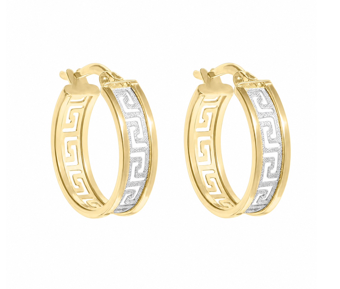 ANNEAUX À MOTIF GRECQUE (VERSACE) - CB EYC20893715 - CBE