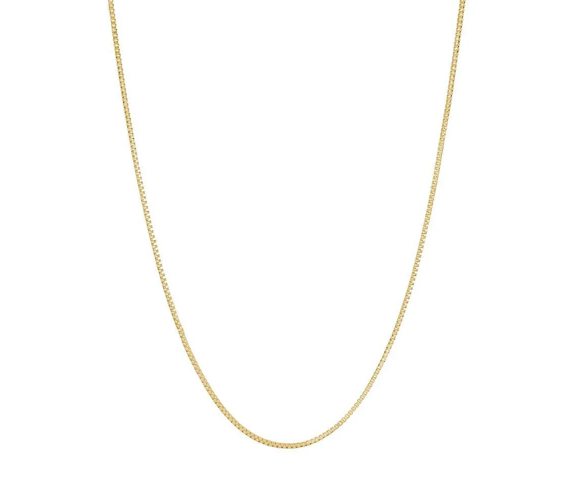 CHAINE EN ACIER/PVD OR À MAILLE BOX - IG SYN94/16 - ITALGEM