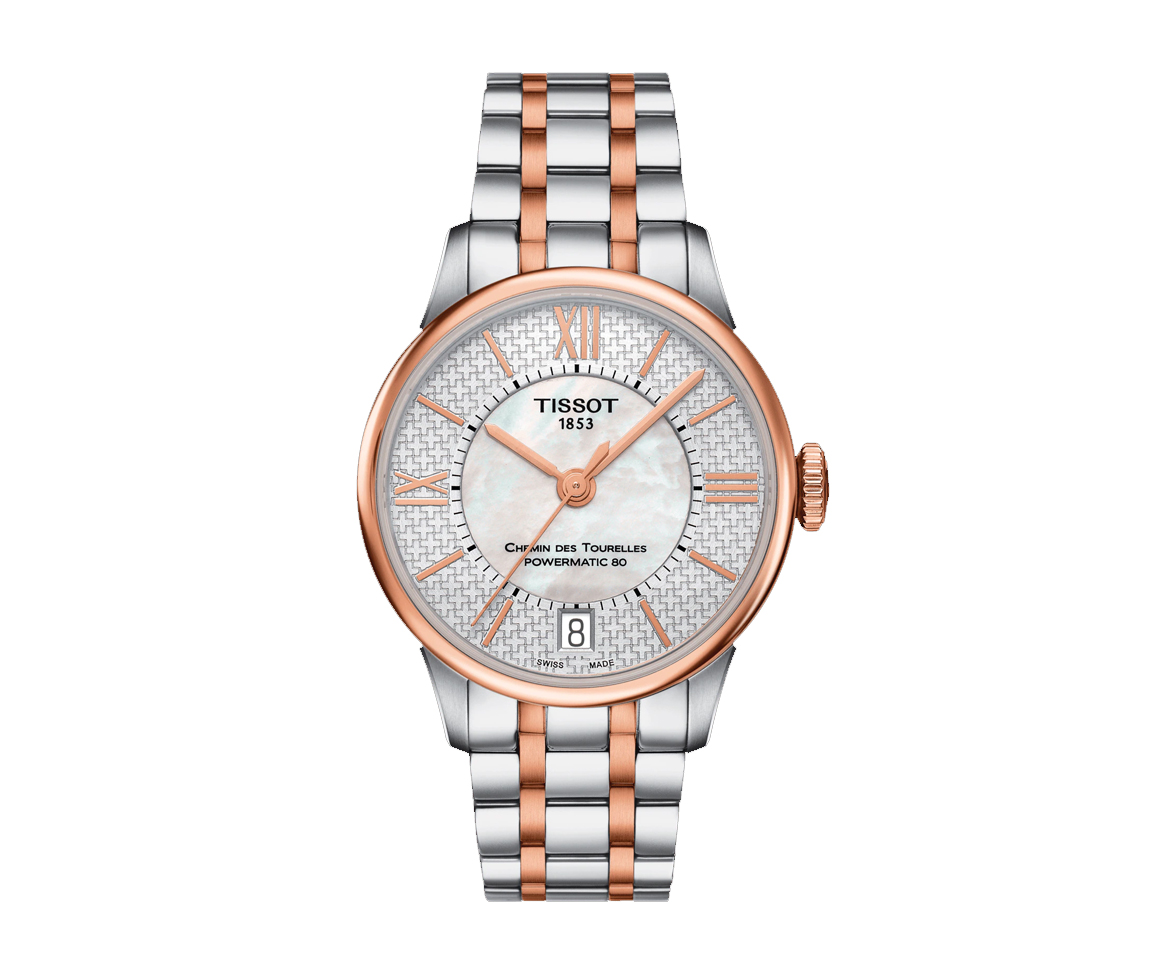 MONTRE TISSOT CHEMIN DES TOURELLES POWERMATIQUE 80 "HELVETIC LADY" - T0992072211801 - TISSOT