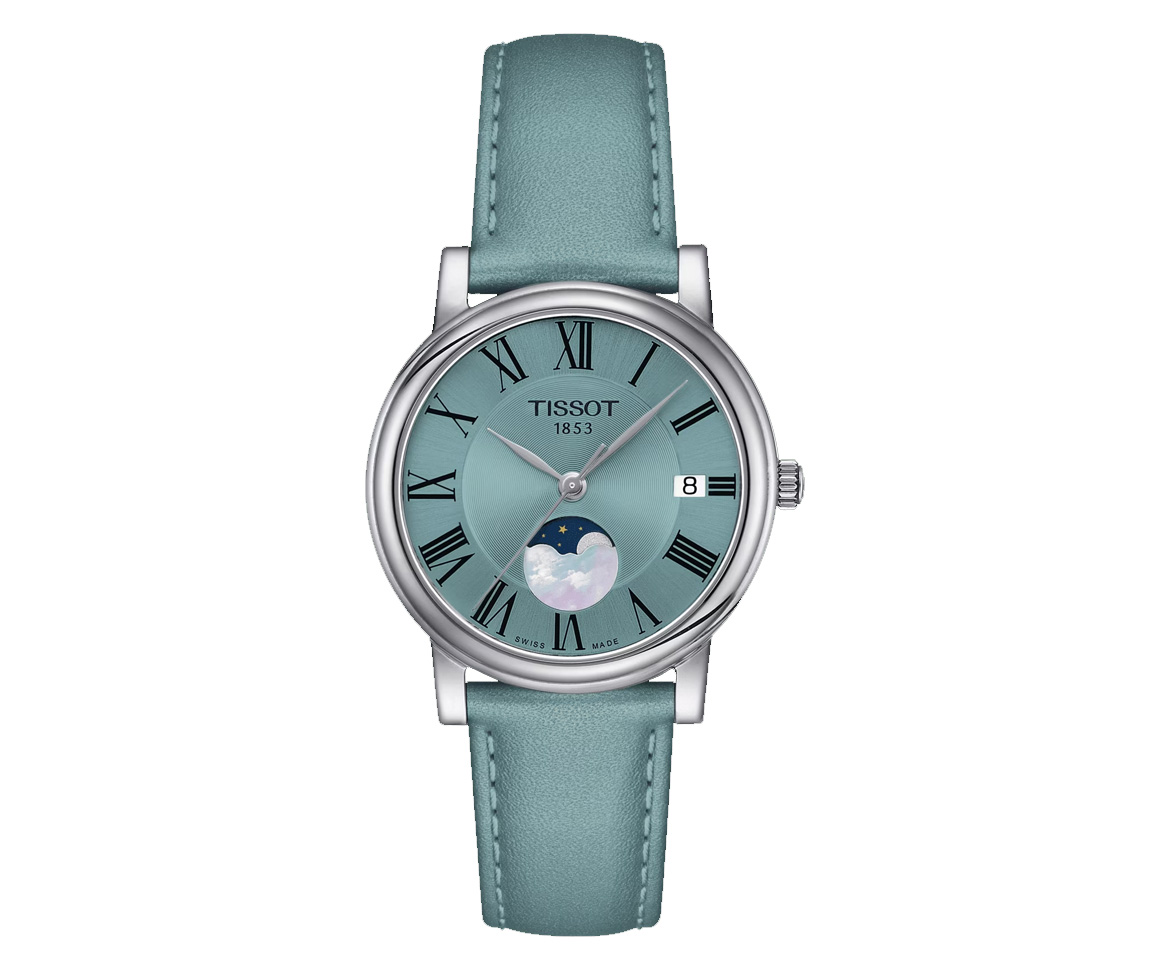 MONTRE TISSOT CARSON PREMIUM LADY MOONPHASE - T1222231635300 - TISSOT