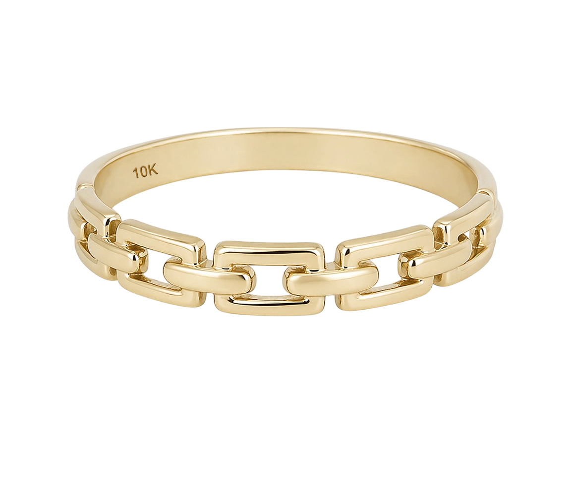 JONC CHAINETTE EN OR - S JD08 - BIJOUX D'IMPORTATION