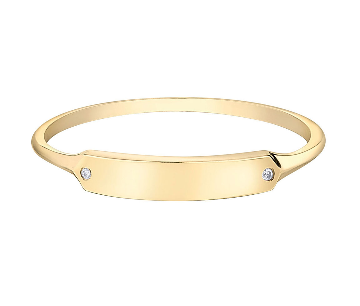 BAGUE EN OR 10K SERTIE DE DIAMANTS - CR DD7826 - BIJOUX CANADIEN