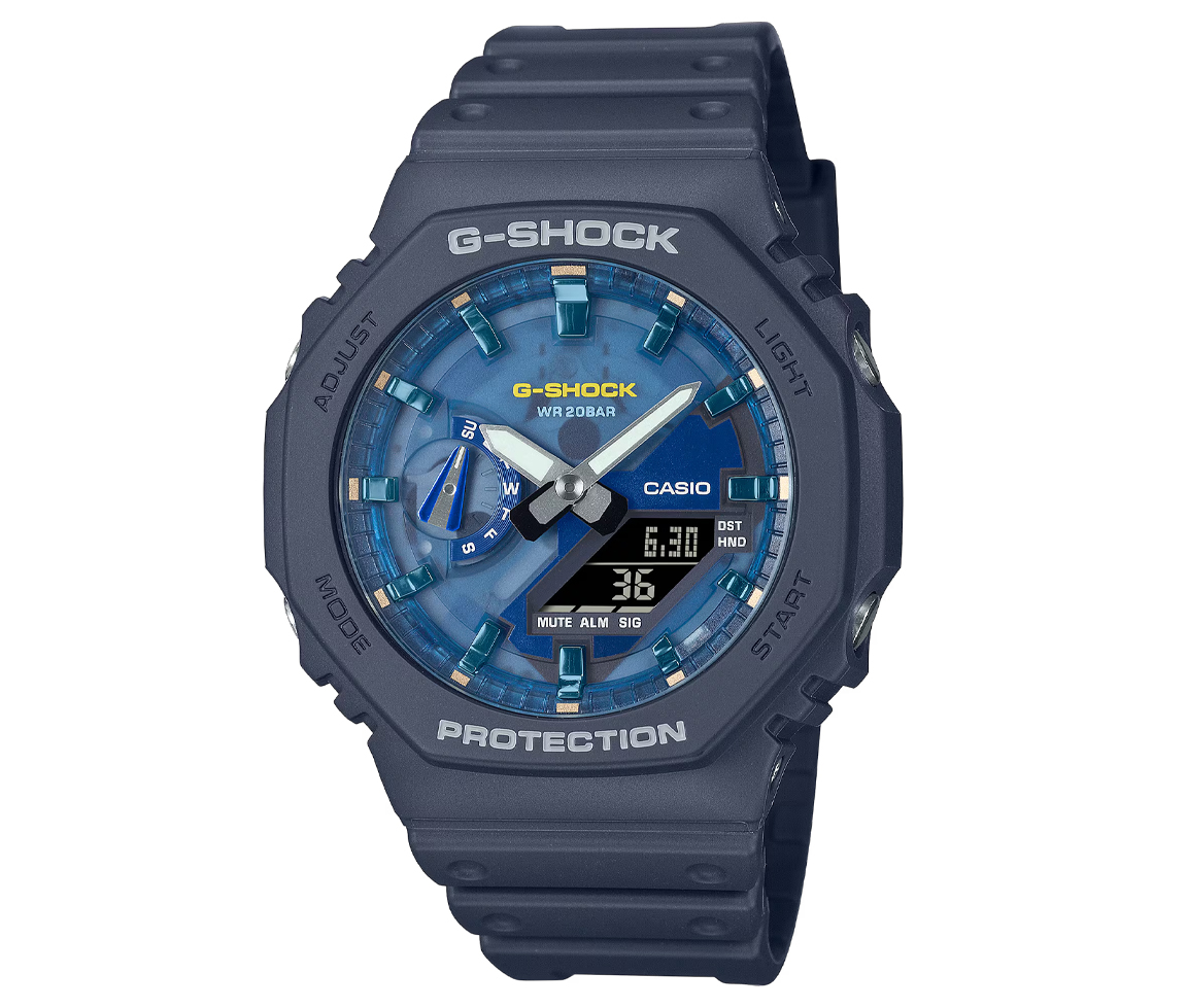 MONTRE CASIO ANALOGIQUE/NUMÉRIQUE EN RÉSINE - H GA2100AS2A - CASIO