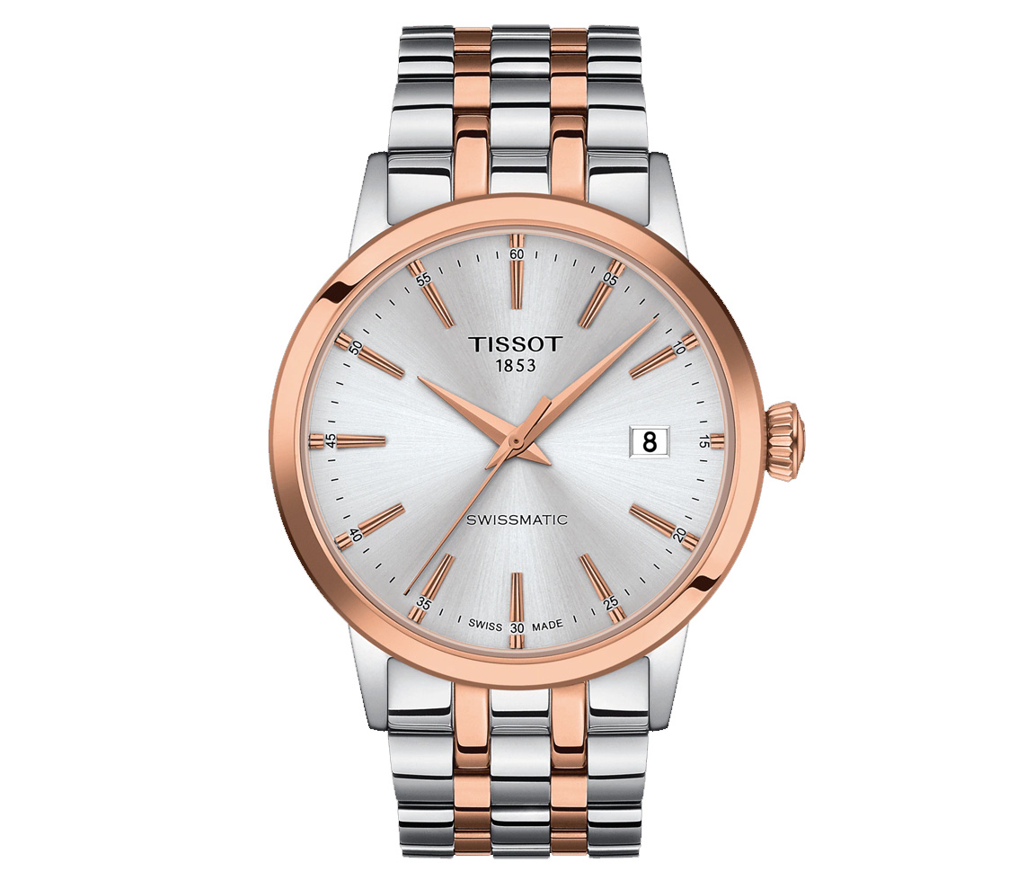 SAPHIR TISSOT CLASSIC DREAM SWISSMATIC ACIER PVD ROSE