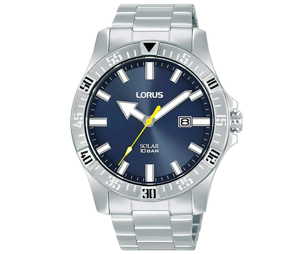 MONTRE LORUS À MOUVEMENT SOLAIRE EN ACIER - SA RX379AX9 - LORUS