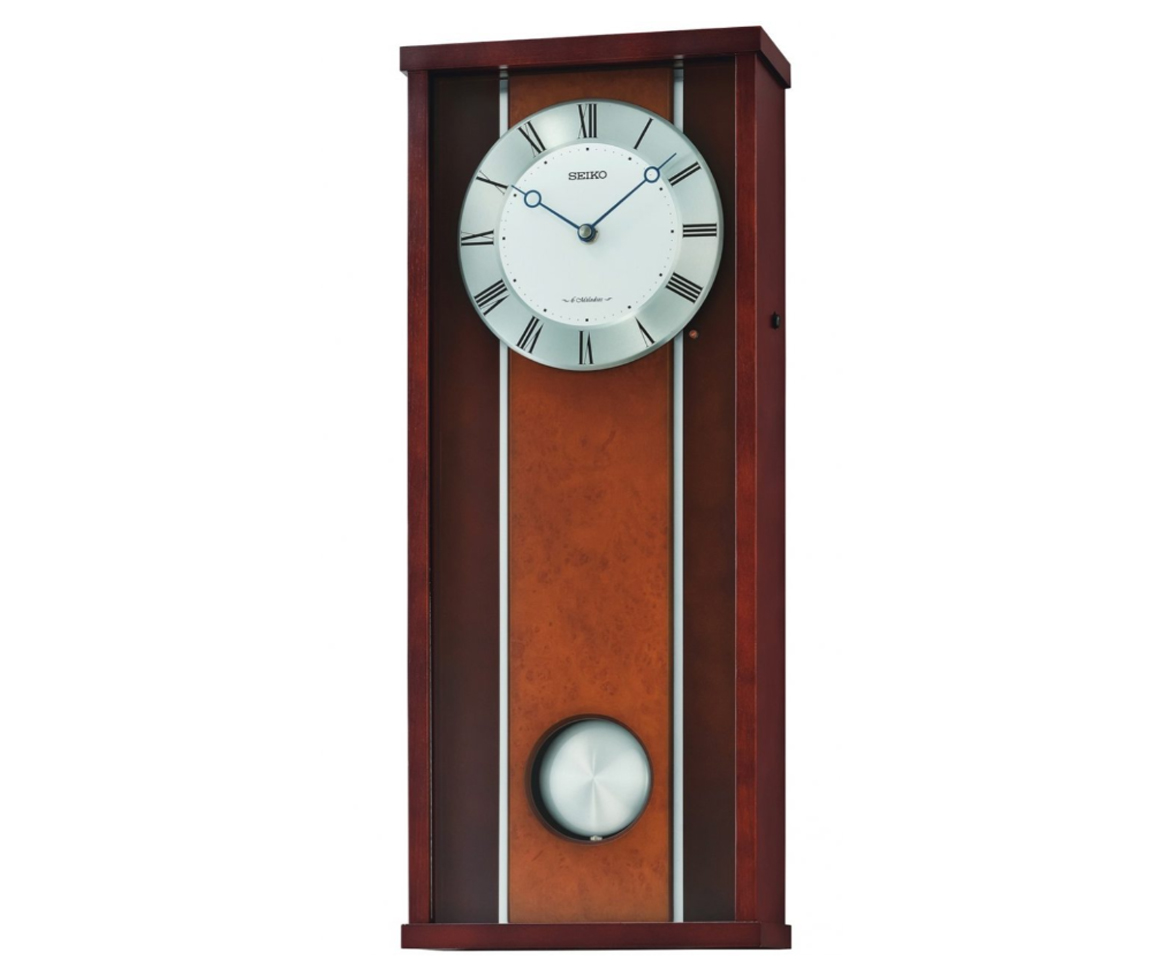 HORLOGE SEIKO EN BOIS AVEC PENDULE AU QUARTZ - OD QXM396B - SEIKO